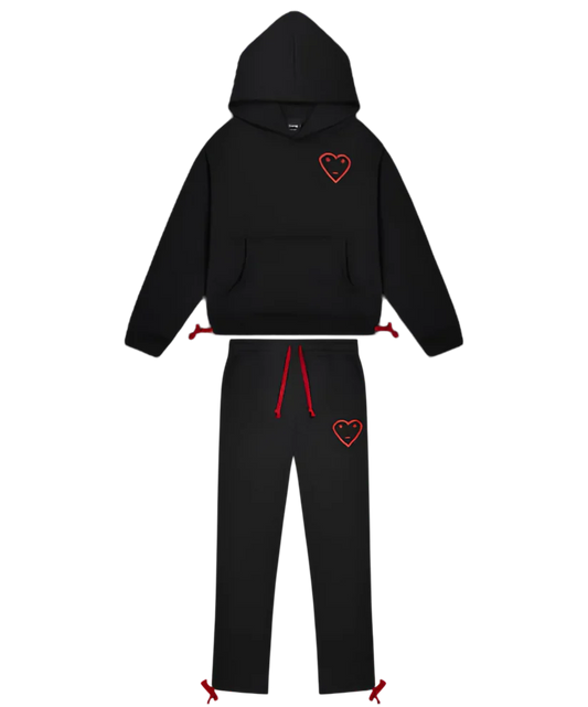 Carsicko Signature Tracksuit - Black/Red